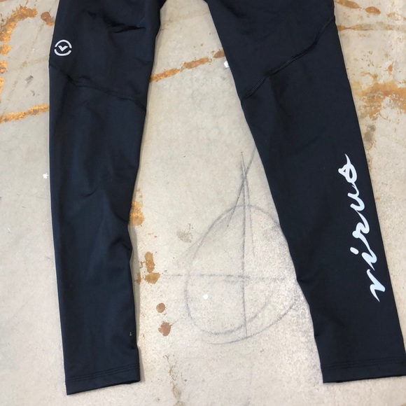Virus Black Leggings XS VGUC - Picture 2 of 8